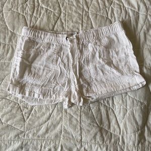 White Gap Cotton Beach Shorts